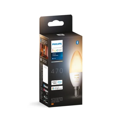 Išmanioji LED lemputė Philips Hue šiltai balta E14 5,2W - 3