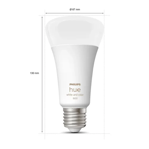 Išmanioji LED lemputė Philips Hue spalvota E27 9,5W 2vnt. - 8