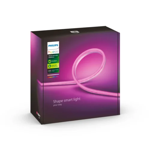 Išmanioji lauko LED juosta Philips Hue Lightstrip spalvota (2 m.) - 7