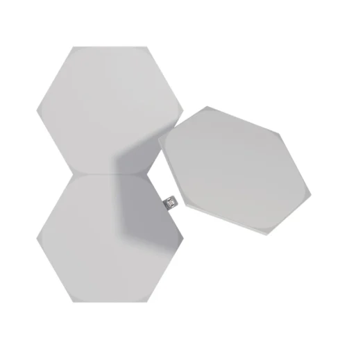 Išmaniojo sieninio LED šviestuvo ilginimas Nanoleaf Shapes Hexagon spalvota 3vnt. - 1