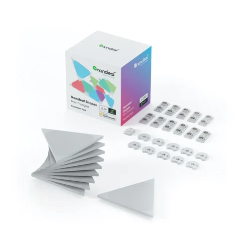 Išmaniojo sieninio LED šviestuvo ilginimas Nanoleaf Shapes Mini Triangles spalvota 10vnt. - 2