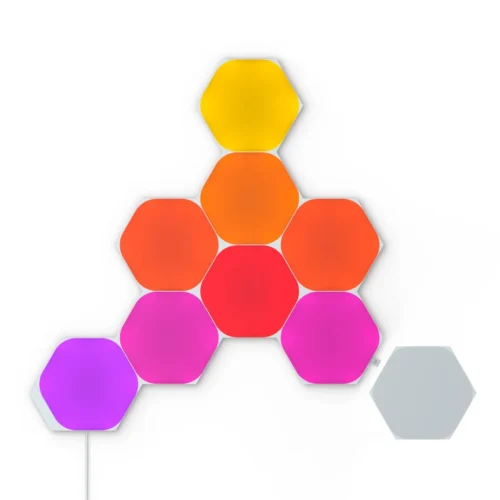 Išmaniojo sieninio LED šviestuvo rinkinys Nanoleaf Shapes Hexagons spalvota 9vnt. - 1