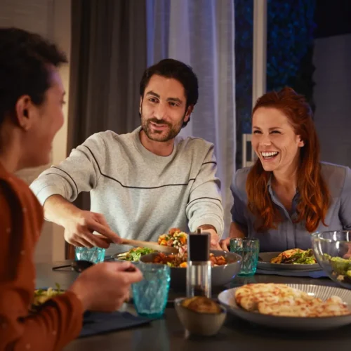 Išmaniųjų LED lempučių rinkinys Philips Hue šiltai balta E27 11W 2vnt. - 7