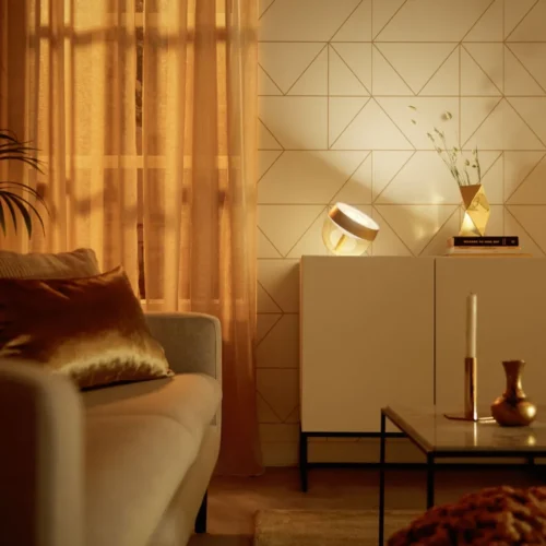 Išmanusis LED šviestuvas Philips Hue Iris spalvota (auksinis) - 4