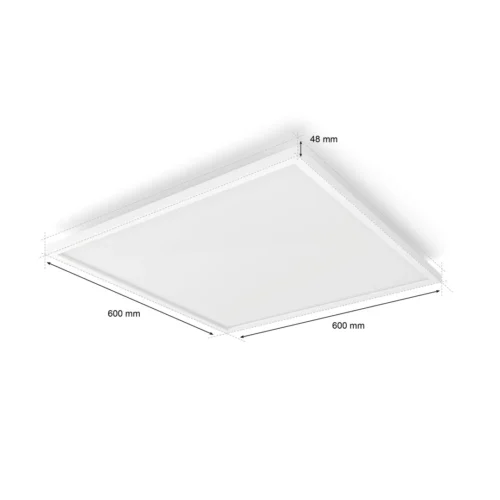 Išmanusis lubinis LED šviestuvas Philips Hue Surimu Square spalvota - 5
