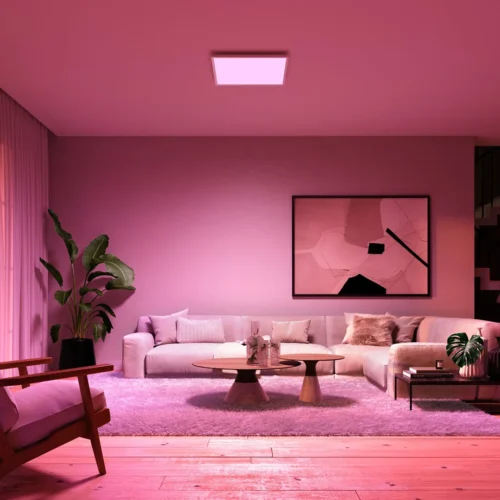 Išmanusis lubinis LED šviestuvas Philips Hue Surimu Square spalvota - 6