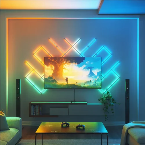 Išmanusis televizoriaus LED apšvietimo veidrodis Nanoleaf 4D Screen Mirror (tik kamera) - 4