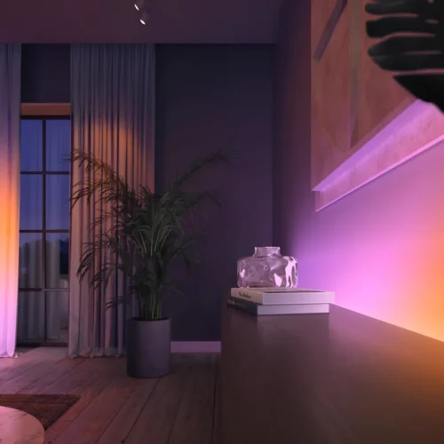 LED juostos ilgintuvas Philips Hue Gradient Lightstrip spalvota (1 m.) - 8