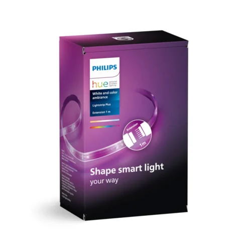 LED juostos ilgintuvas Philips Hue Lightstrip Plus spalvota (1 m.) - 4