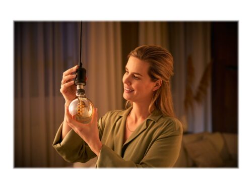 Išmanioji LED lemputė Philips Hue G93 Edison šiltai balta E27 7W (vintažinė) - 13