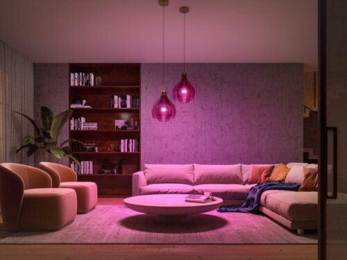 Išmaniųjų LED lempučių rinkinys Philips Hue spalvota E27 11W 3vnt. + jungiklis + centralė - 5