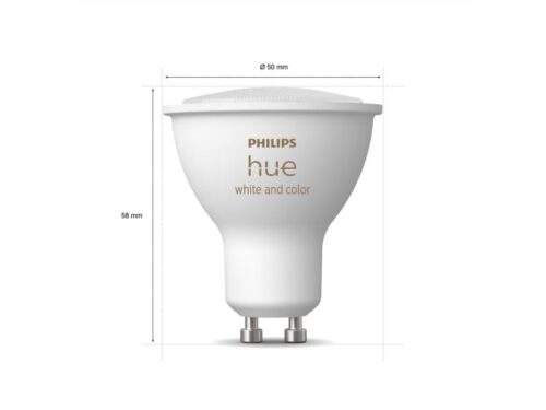 Išmaniųjų LED lempučių rinkinys Philips Hue spalvota GU10 5,7W 3vnt. + jungiklis + centralė - 3