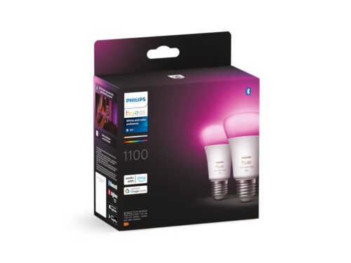 Išmaniųjų LED lempučių rinkinys Philips Hue spalvota E27 11W 2vnt. - 5