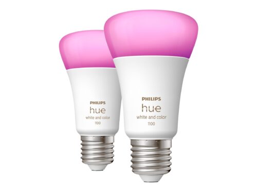 Išmaniųjų LED lempučių rinkinys Philips Hue spalvota E27 11W 2vnt. - 10