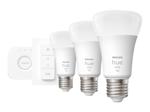 Išmaniųjų LED lempučių rinkinys Philips Hue šiltai balta E27 9,5W 3vnt. + jungiklis + centralė - 10