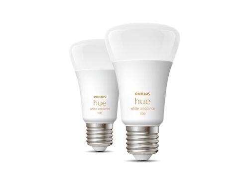 Išmaniųjų LED lempučių rinkinys Philips Hue šiltai balta E27 11W 2vnt. - 6