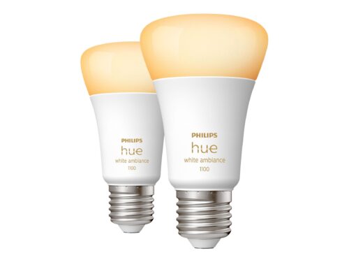 Išmaniųjų LED lempučių rinkinys Philips Hue šiltai balta E27 11W 2vnt. - 8