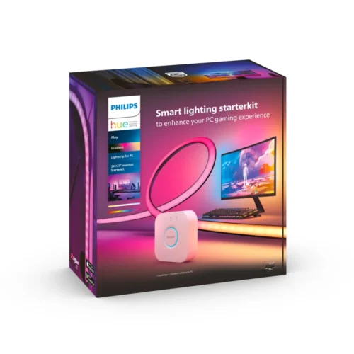 Išmanioji LED juosta Philips Hue Play spalvota 15W (24-27″ ekranui) - 5