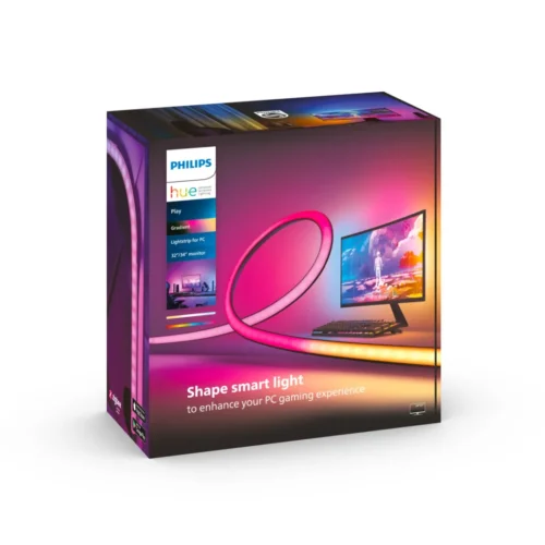 Išmanioji LED juosta Philips Hue Play spalvota 19W (32-34″ ekranui) - 5