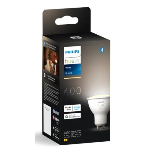 Išmanioji LED lemputė šiltai balta GU10 4,2W - 2