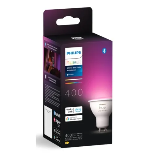 Išmanioji LED lemputė spalvota GU10 4,2W - 3