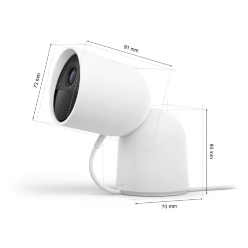 Išmanioji laidinė kamera Philips Hue su stovu (balta) - 8