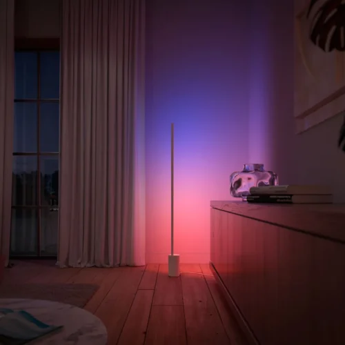 Išmanusis pastatomas LED šviestuvas Philips Hue Signe spalvota 29W (balta) - 4