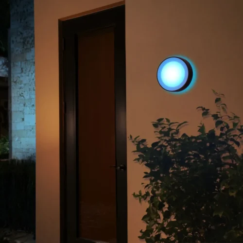 Išmanusis sieninis lauko šviestuvas Philips Hue Daylo spalvota 15W (juodas) - 4