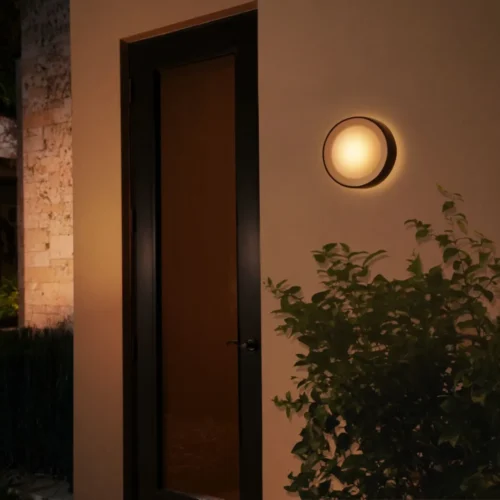 Išmanusis sieninis lauko šviestuvas Philips Hue Daylo spalvota 15W (juodas) - 5