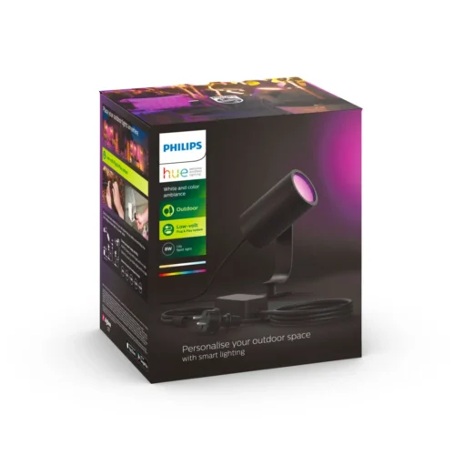 Išmanusis taškinis lauko šviestuvas Philips Hue Lily spalvota 24V 8W - 3